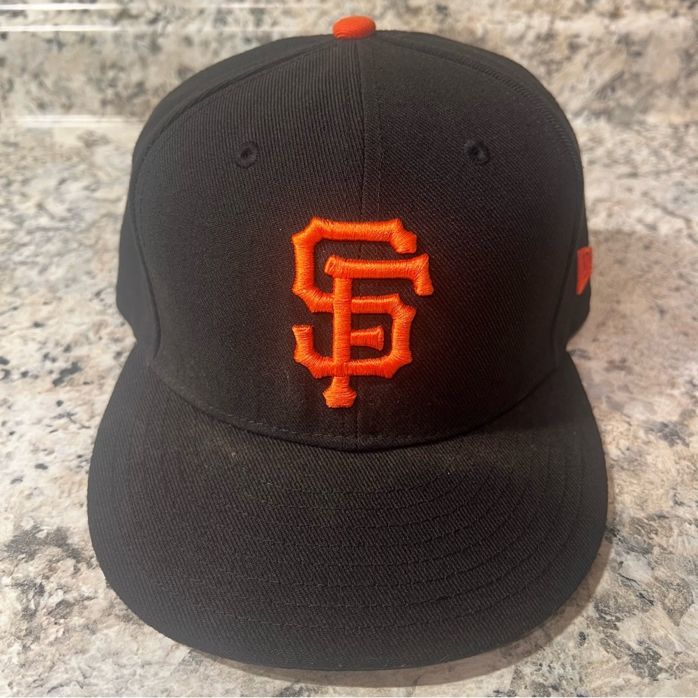 San Francisco Giants New Era Black Baseball Hat 7 1/2 59.6cm Men’s